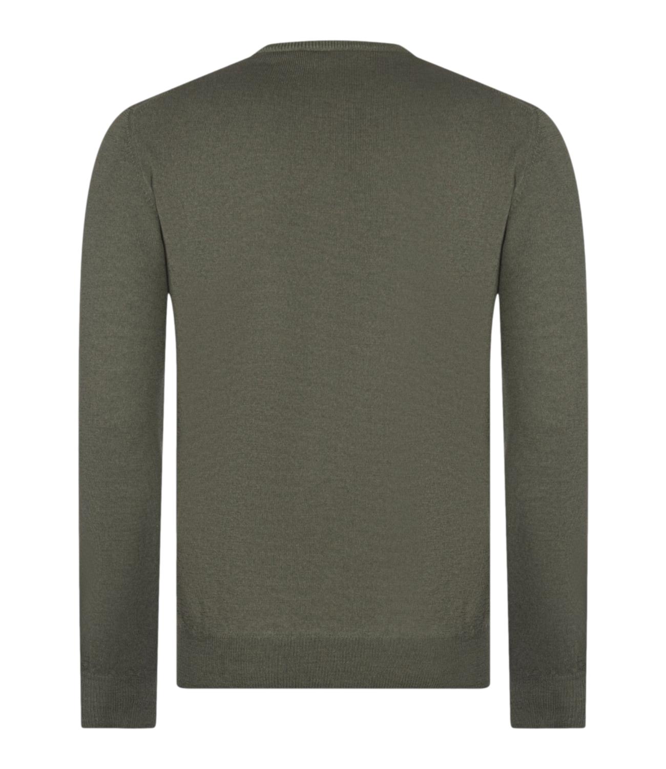 Gran Sasso Pullover da Uomo - Verde Muschio - 55167/14290