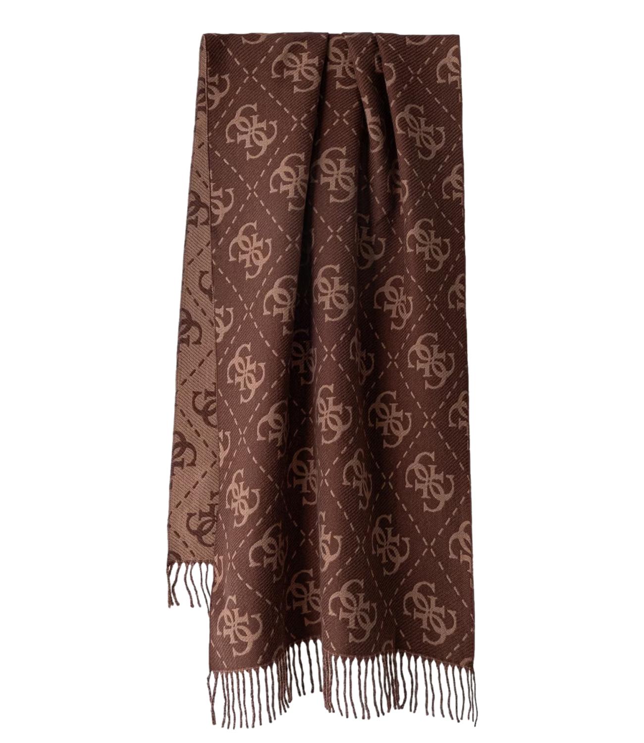 Guess Sciarpa/Foulard da Donna - Brown Logo - Aw5217vis03