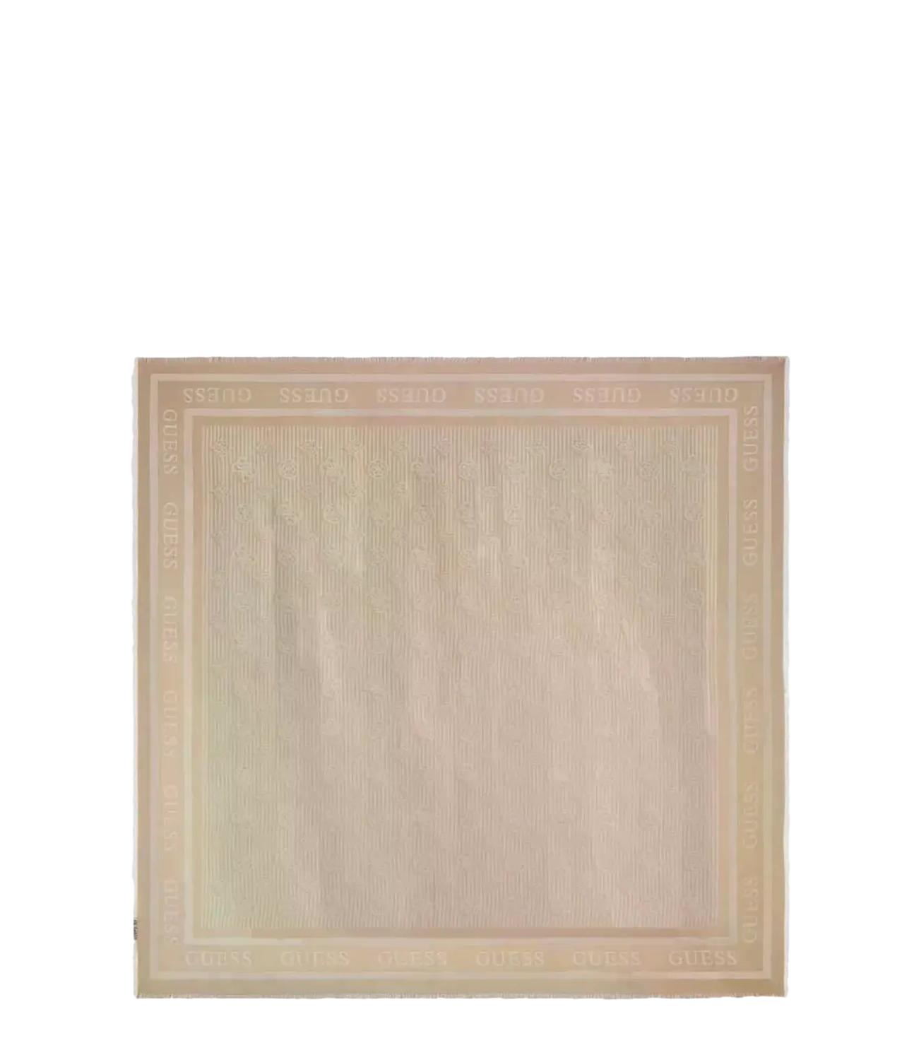 Guess Sciarpa/Foulard da Donna - Beige Logo - Aw5525pol03