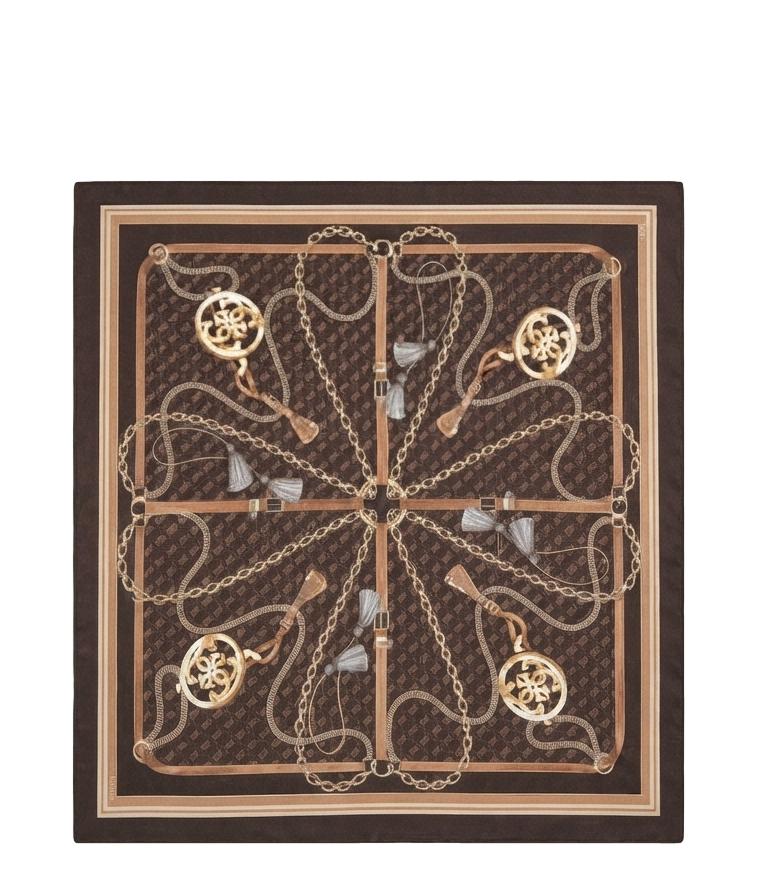 Guess Sciarpa/Foulard da Donna - Brown - Aw5537pol03