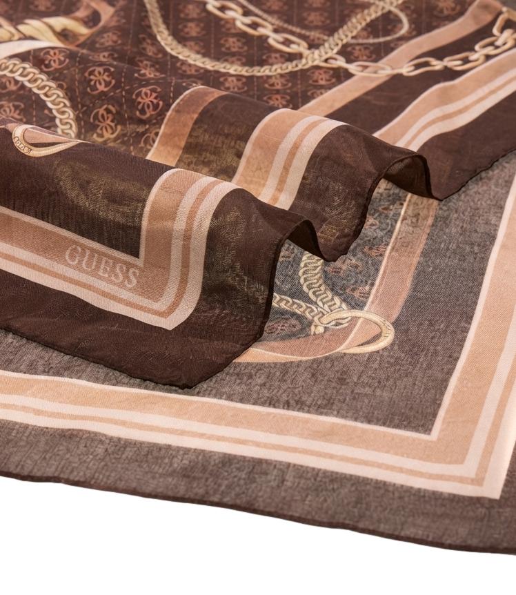 Guess Sciarpa/Foulard da Donna - Brown - Aw5537pol03