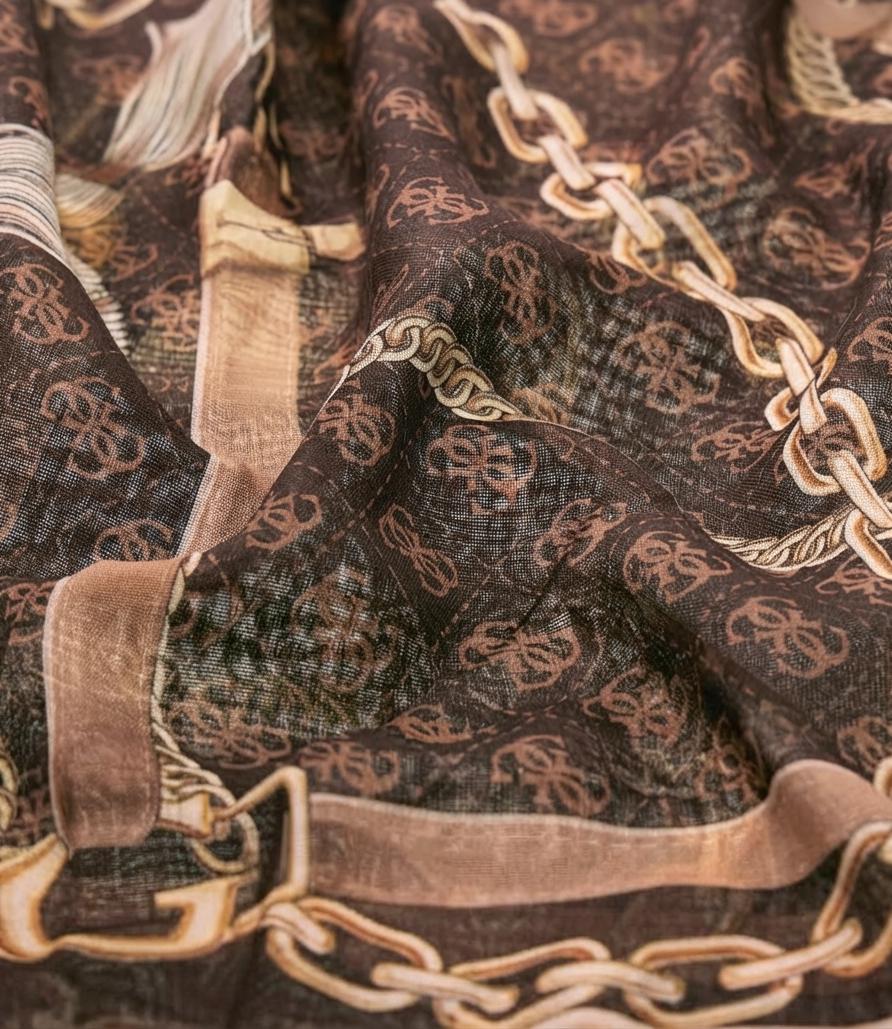 Guess Sciarpa/Foulard da Donna - Brown - Aw5537pol03