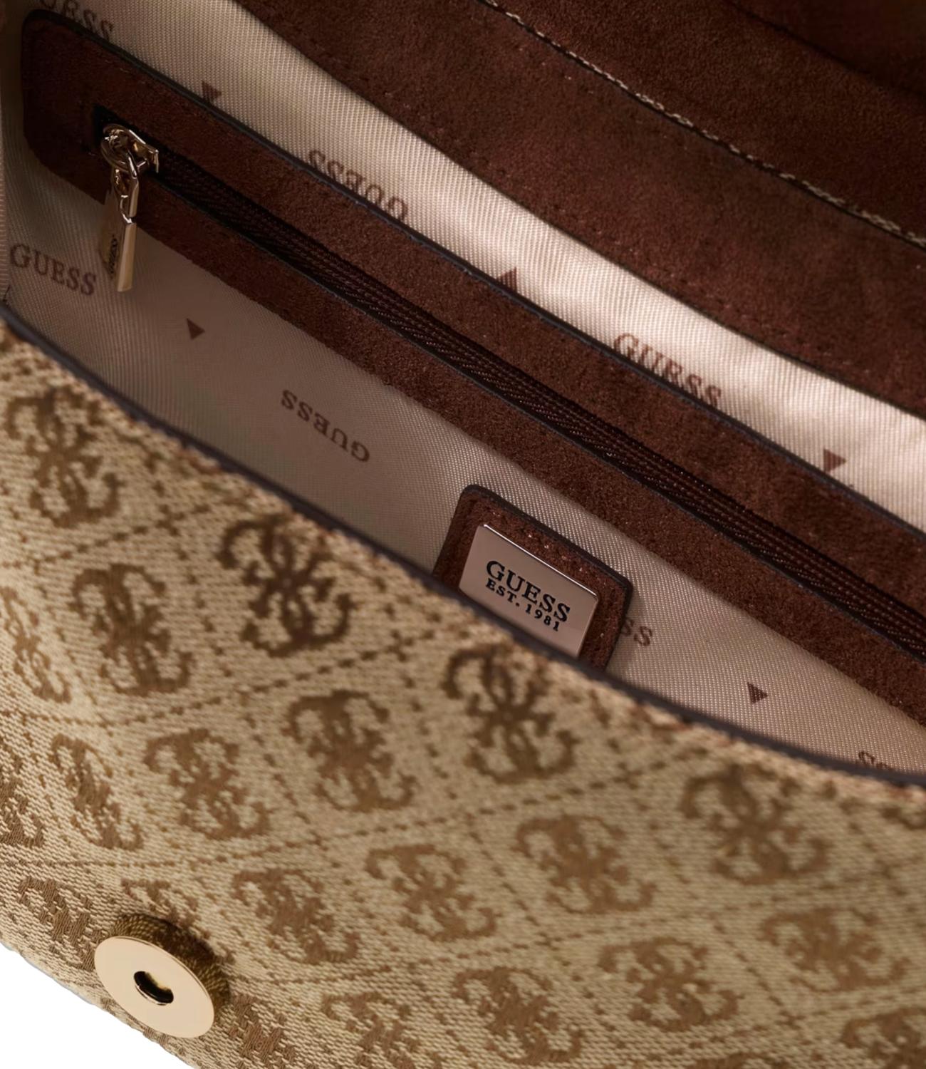 Guess Borsa da Donna - Latte Logo/brown - Hwjg2313190
