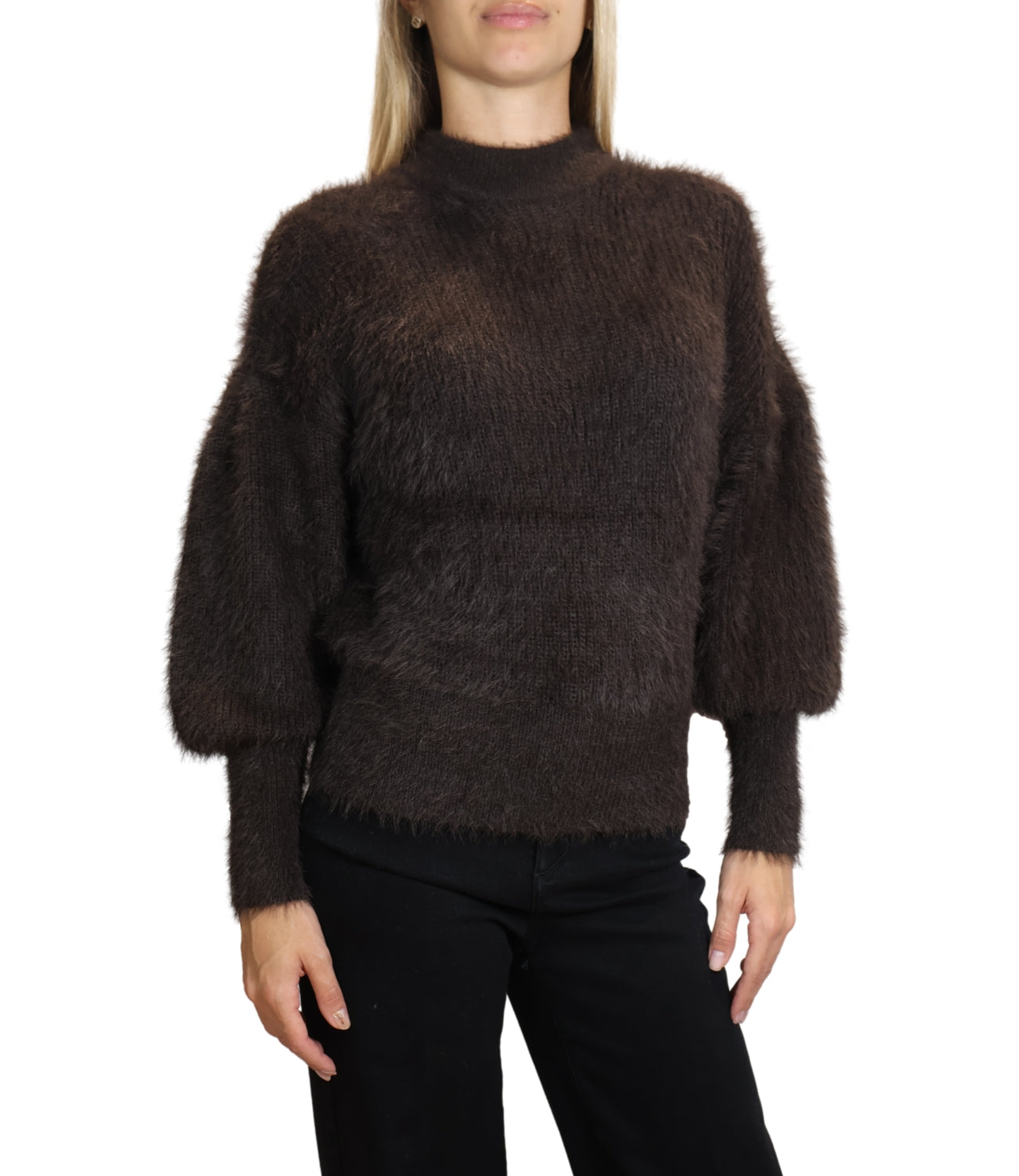 Guess Maglia da Donna - Bark Brown - W6br80z1839