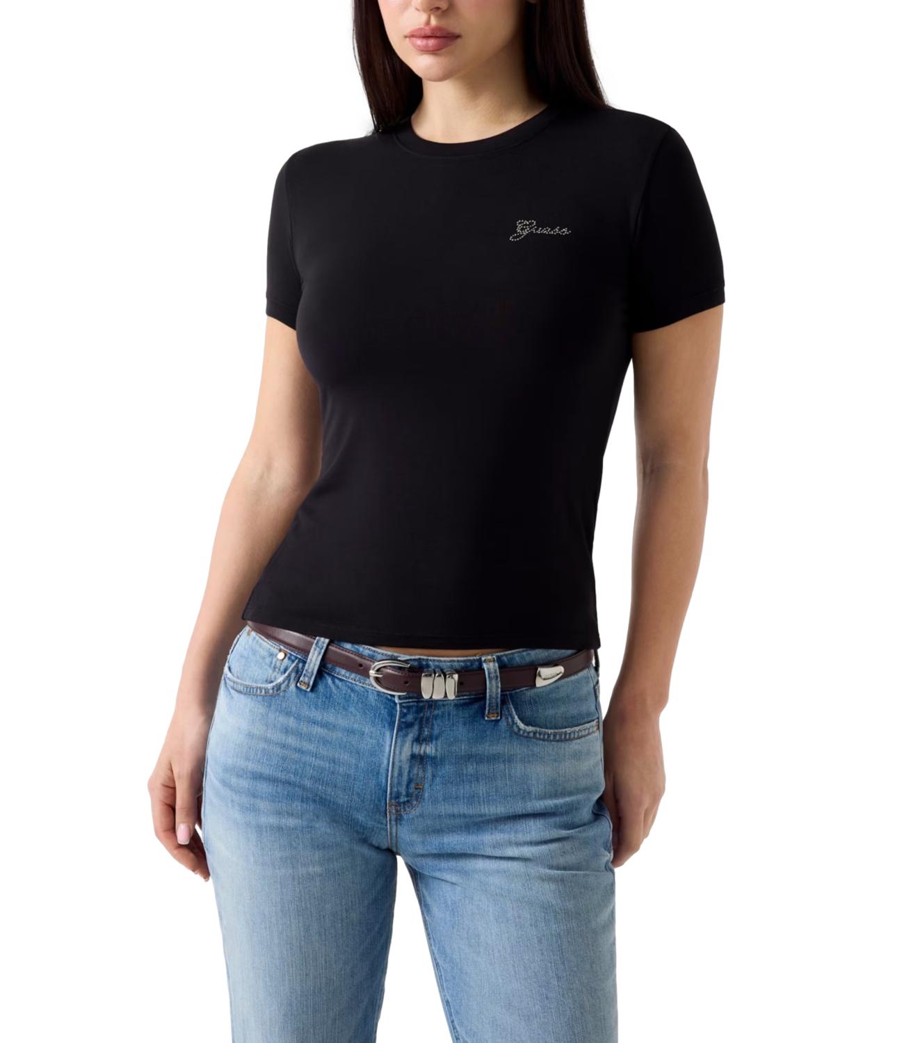 Guess Maglia da Donna - Jet Black A996 - W6yi12k3751