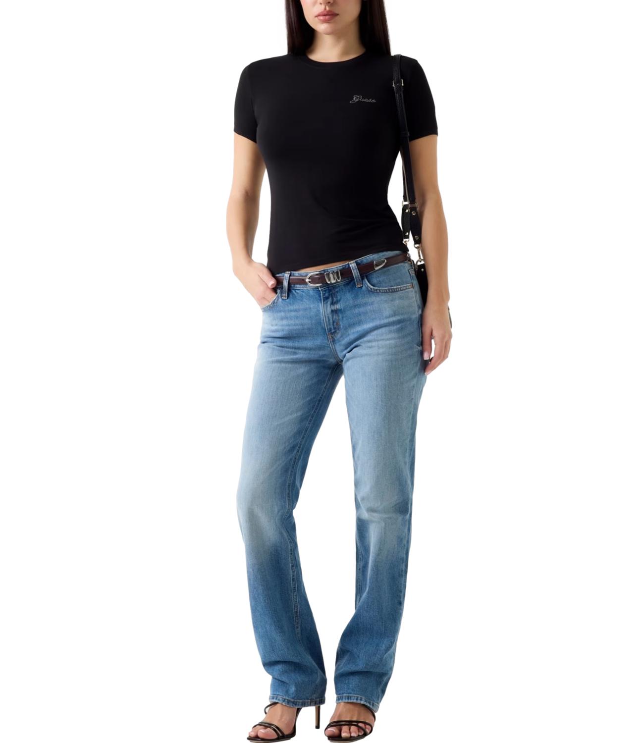 Guess Maglia da Donna - Jet Black A996 - W6yi12k3751