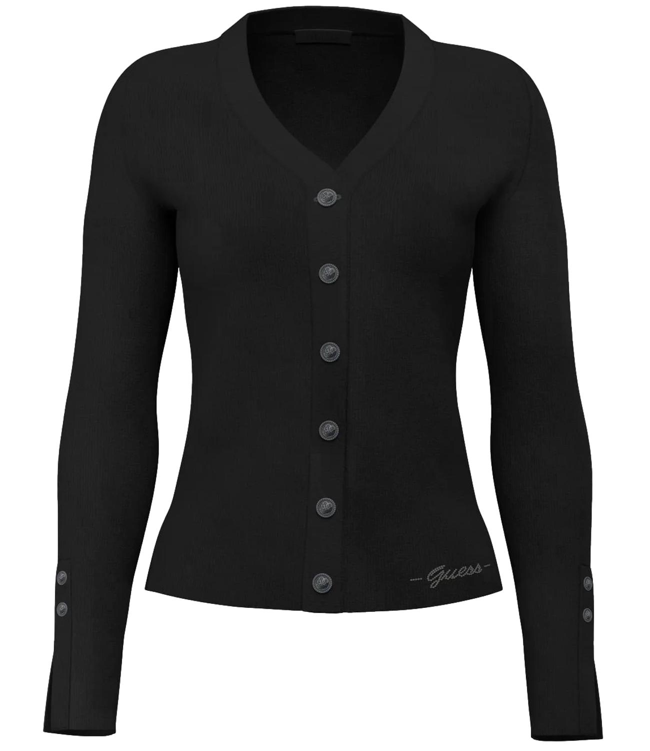 Guess Maglia da Donna - Jet Black A996 - W6yr11z0950