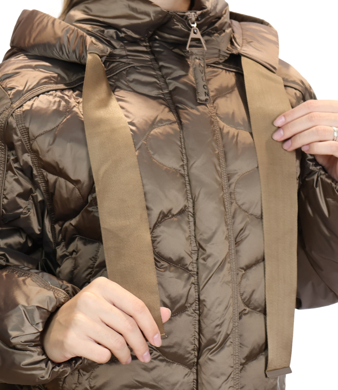 Have One Piumino da Donna - Tortora - KcT-R013