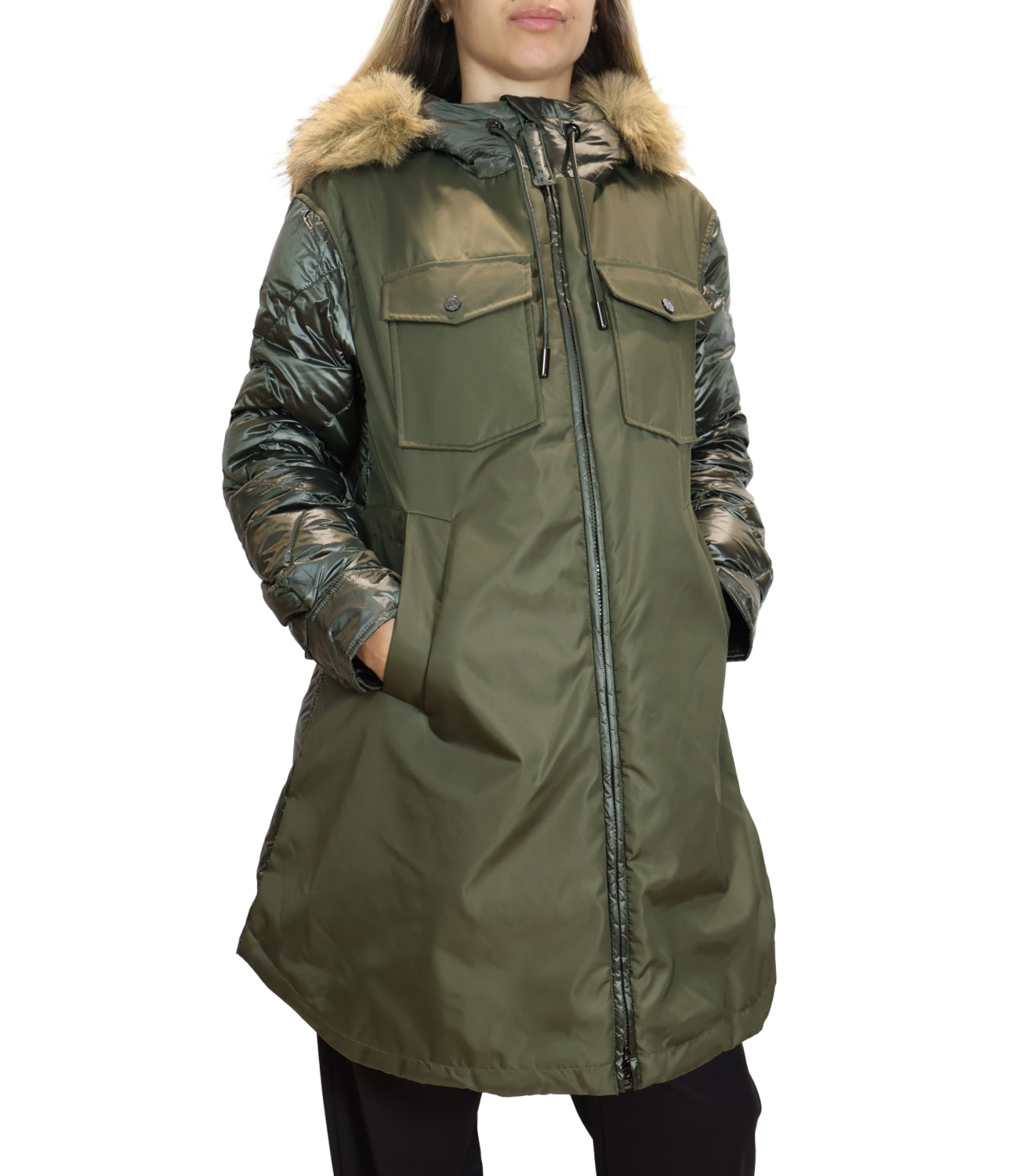 Have One Piumino da Donna - Militare - KiD-R006