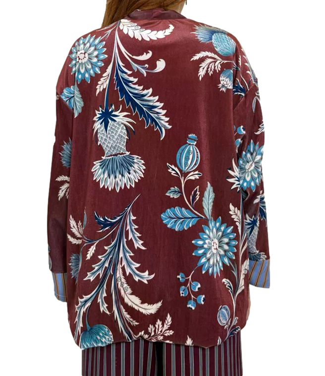 Have One Kimono da Donna - Celeste - KvS-R088