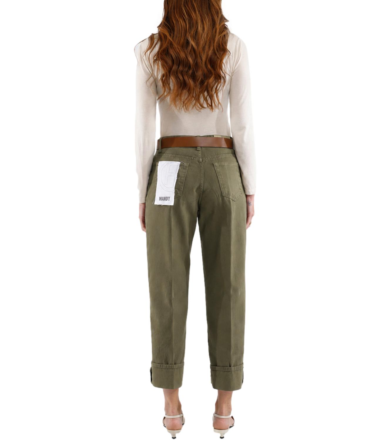Have One Jeans da Donna - Militare - PlS-R157