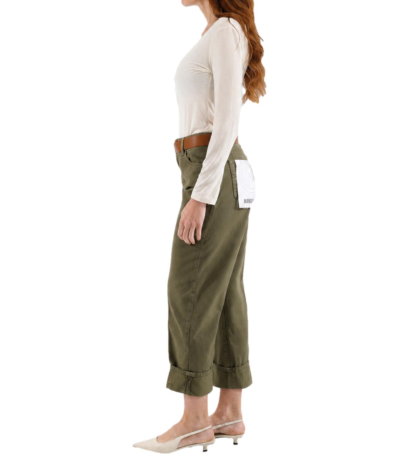Have One Jeans da Donna - Militare - PlS-R157