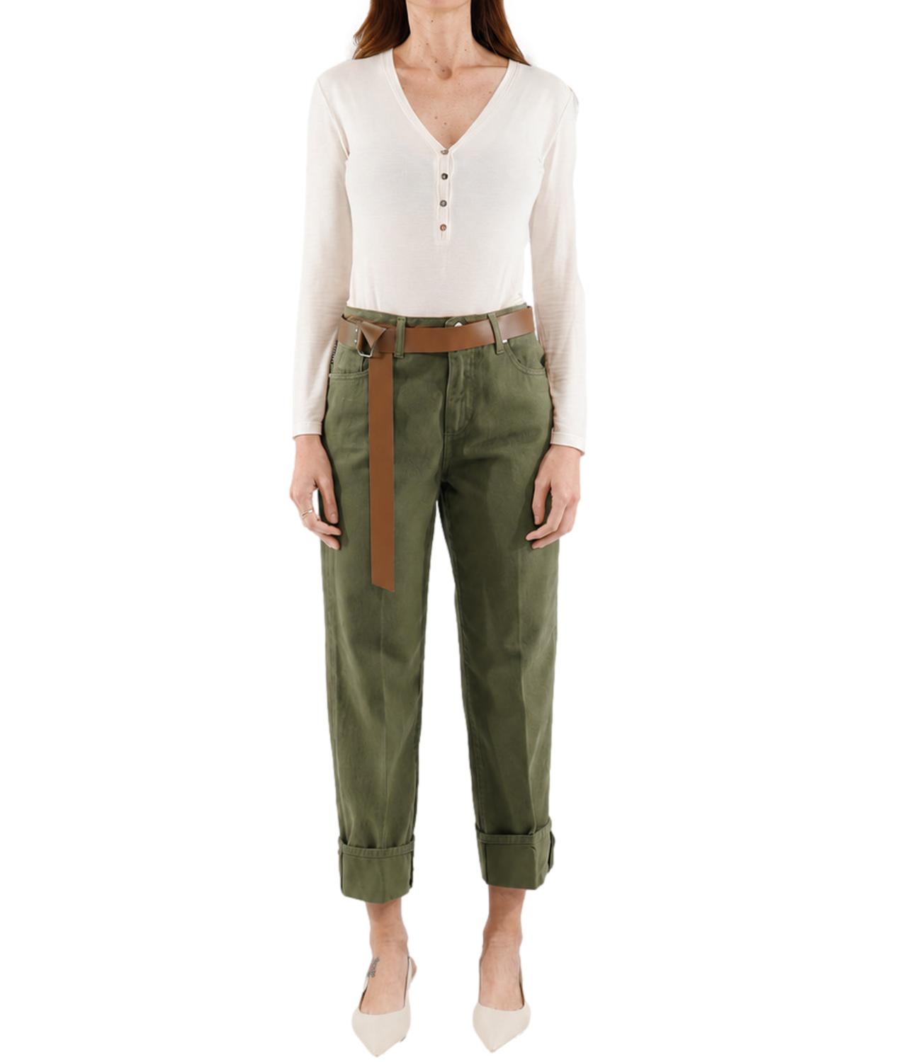 Have One Jeans da Donna - Militare - PlS-R157