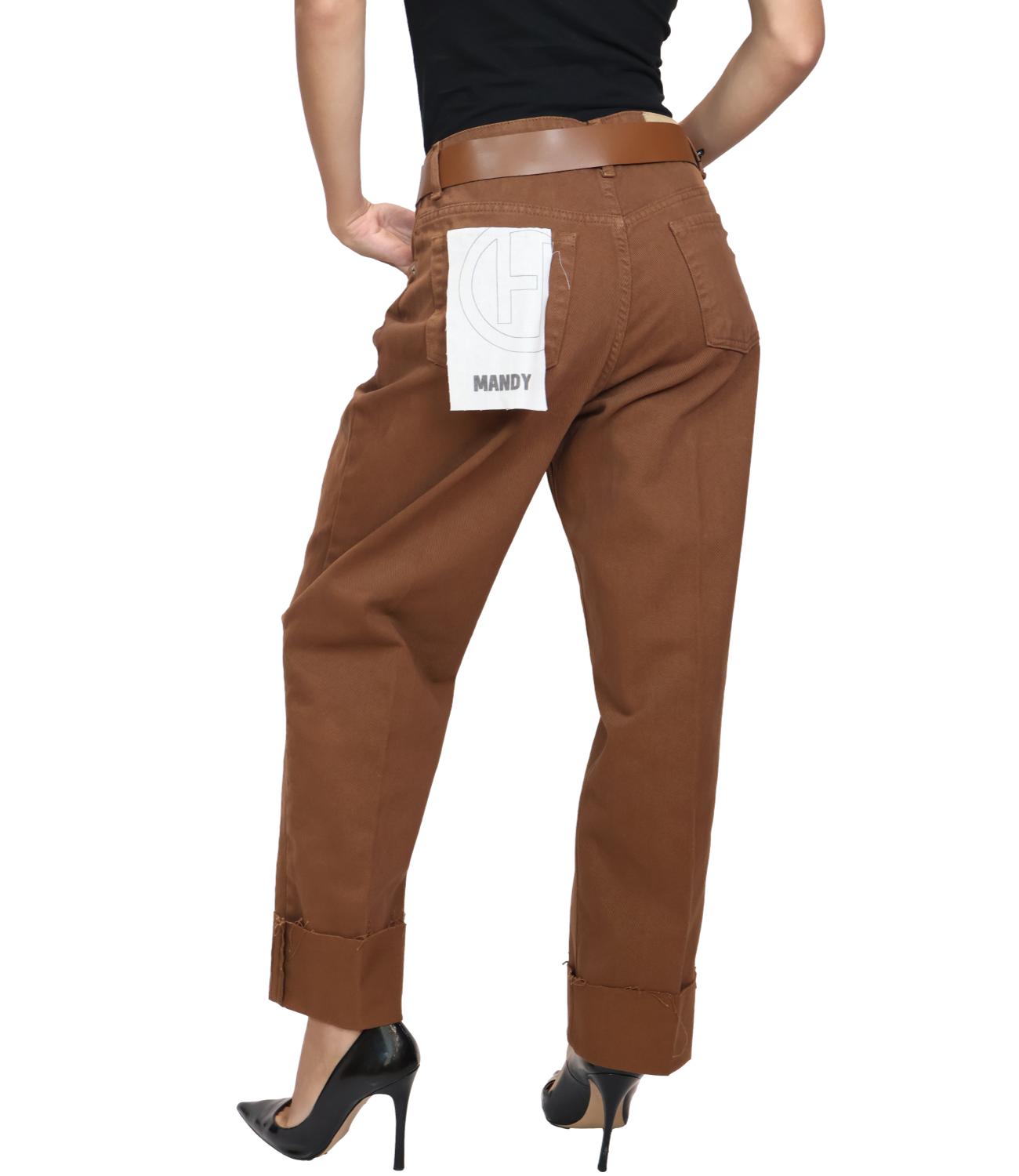 Have One Jeans da Donna - Tabacco - PlS-R157