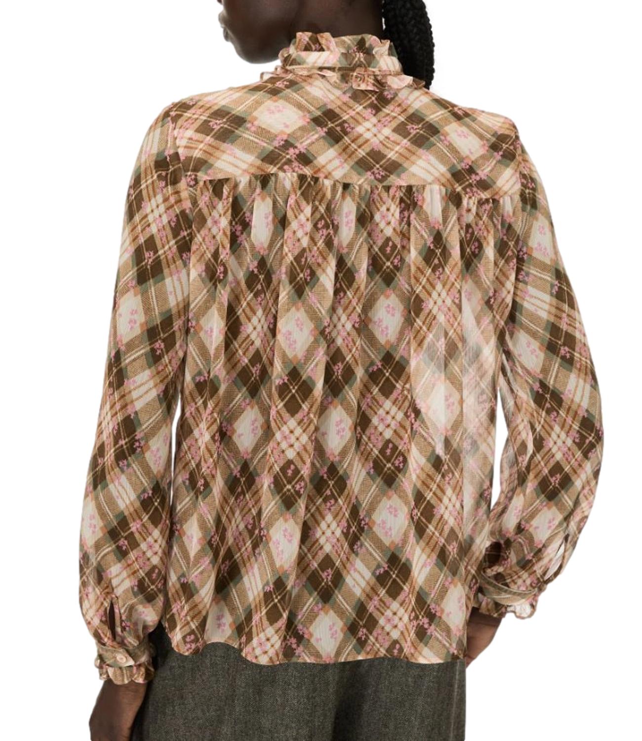 Iblues Camicia da Donna - Kaki - 2627116112200