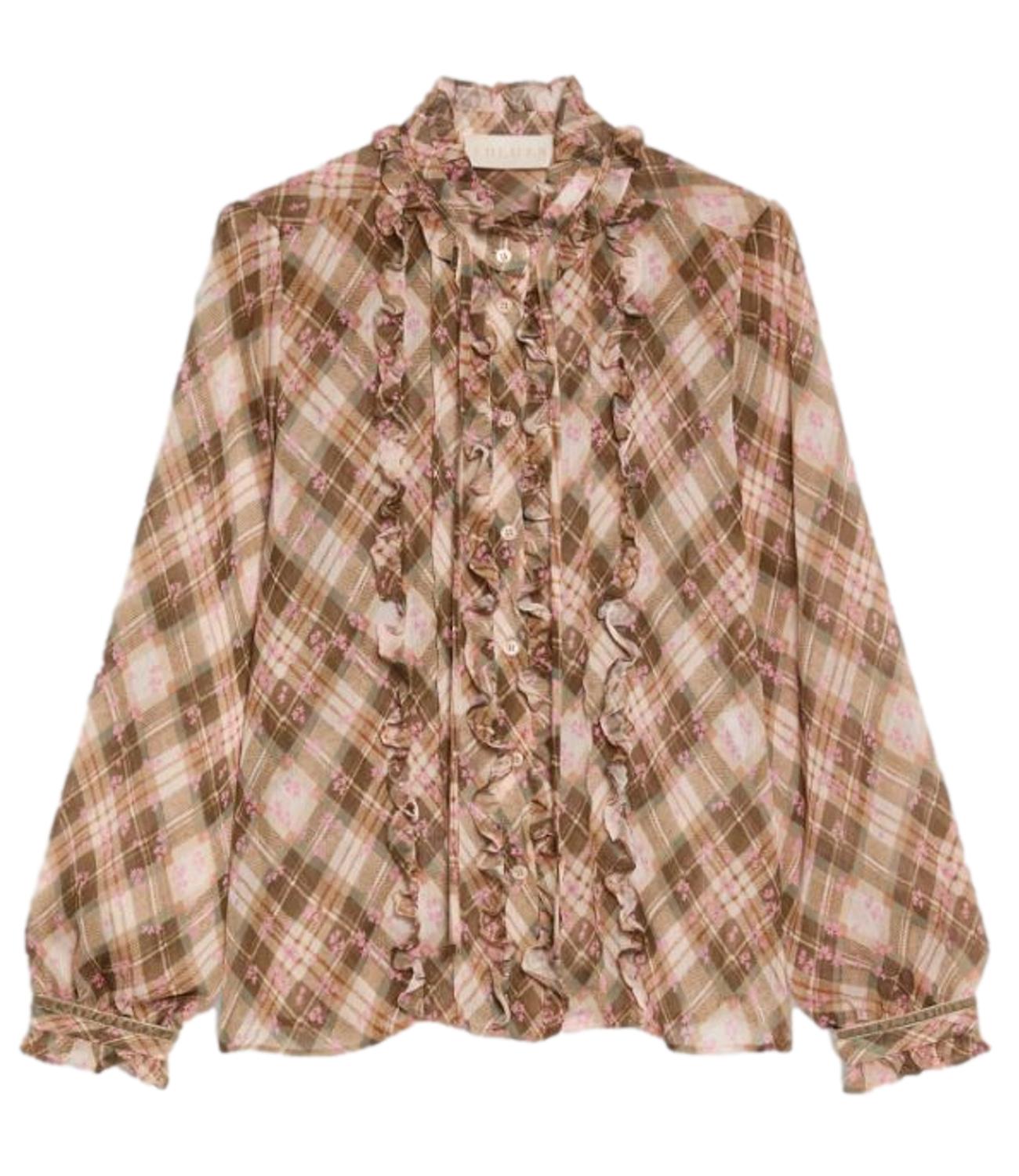 Iblues Camicia da Donna - Kaki - 2627116112200