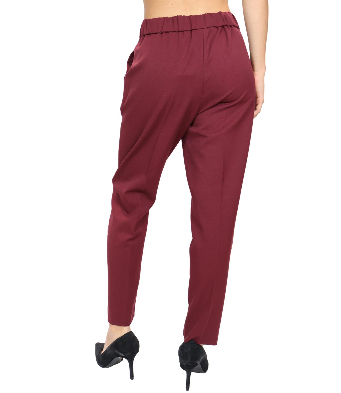 Iblues Pantalone da Donna - Bordeaux - 2627136162200
