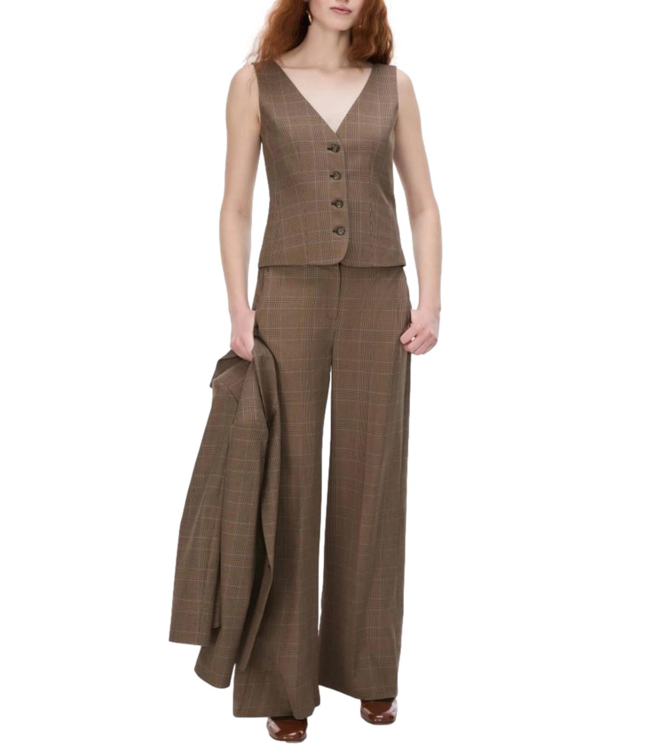 Iblues Gilet da Donna - Marrone - 2627156011200