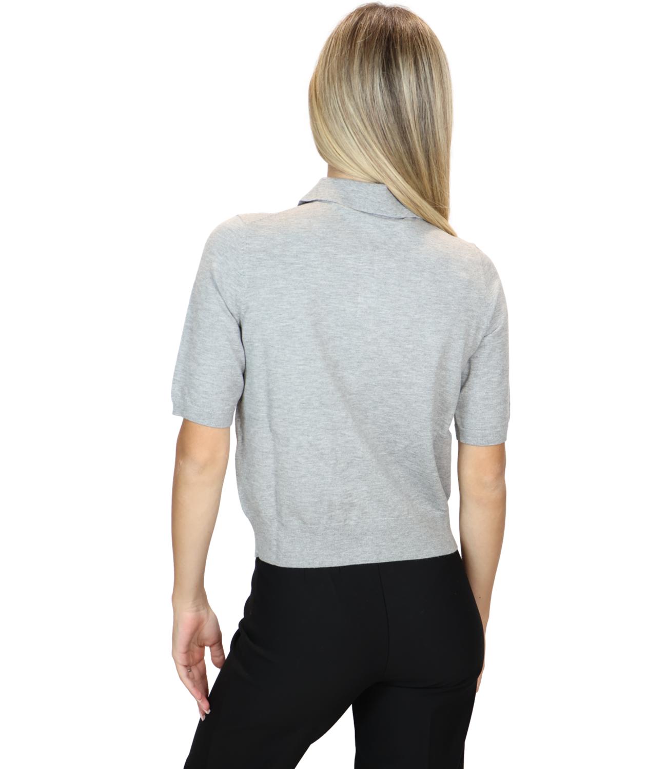 Iblues Cardigan da Donna - Grigio Melange - 2627346031200