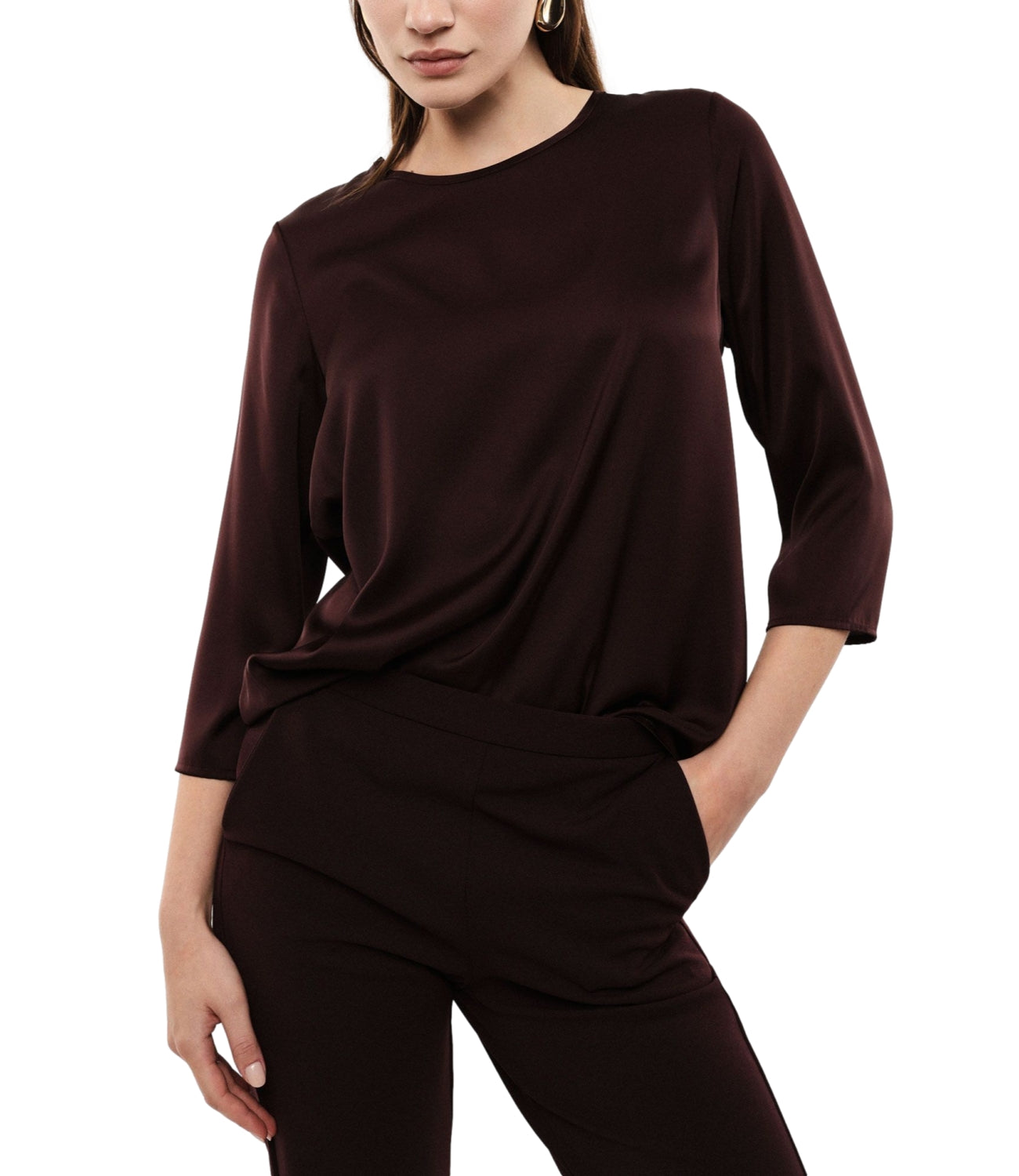 Imperial Camicia da Donna - Plum Noir - Cdp0mdg