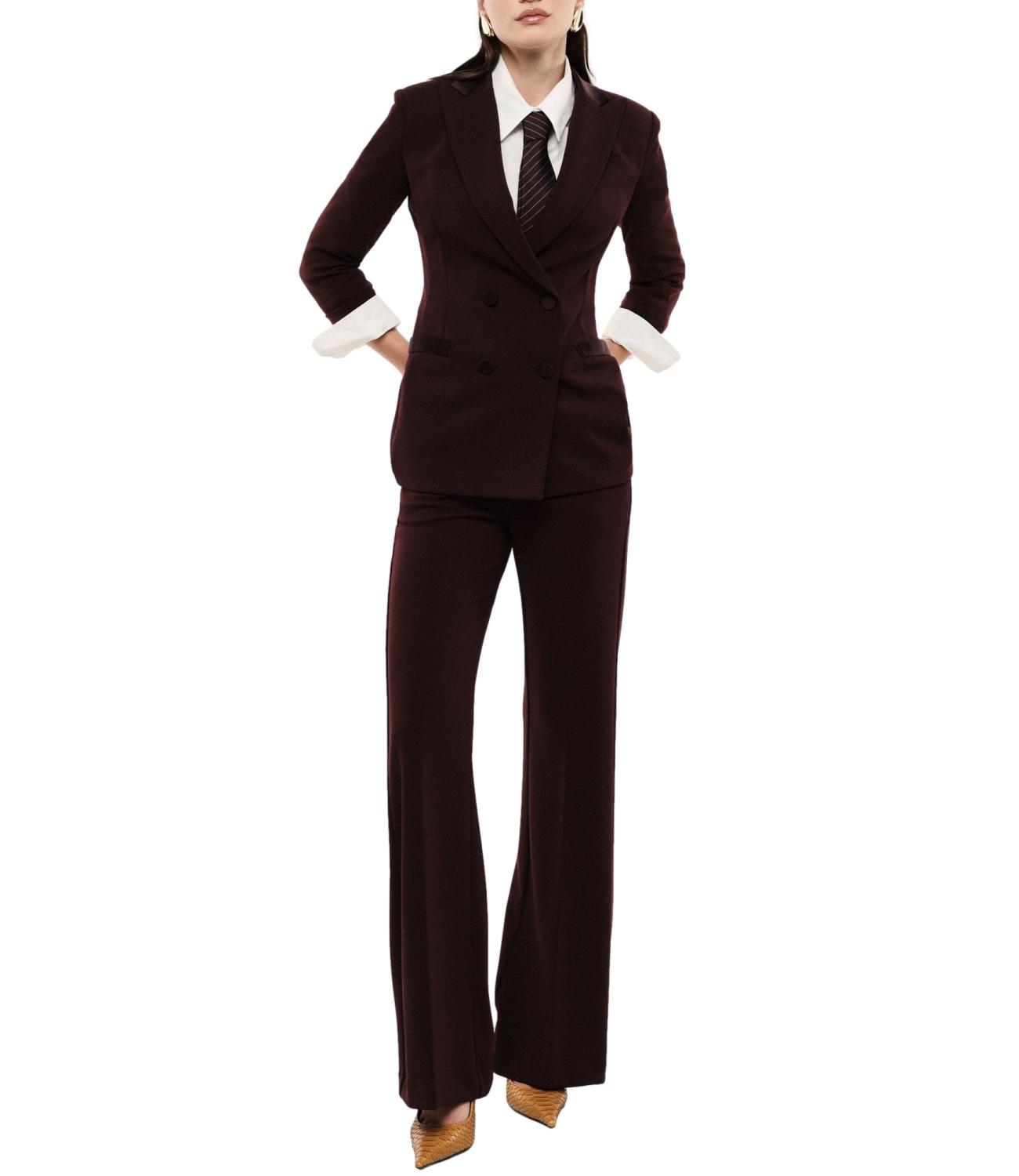 Imperial Pantalone da Donna - Plum Noir - P3e9maw