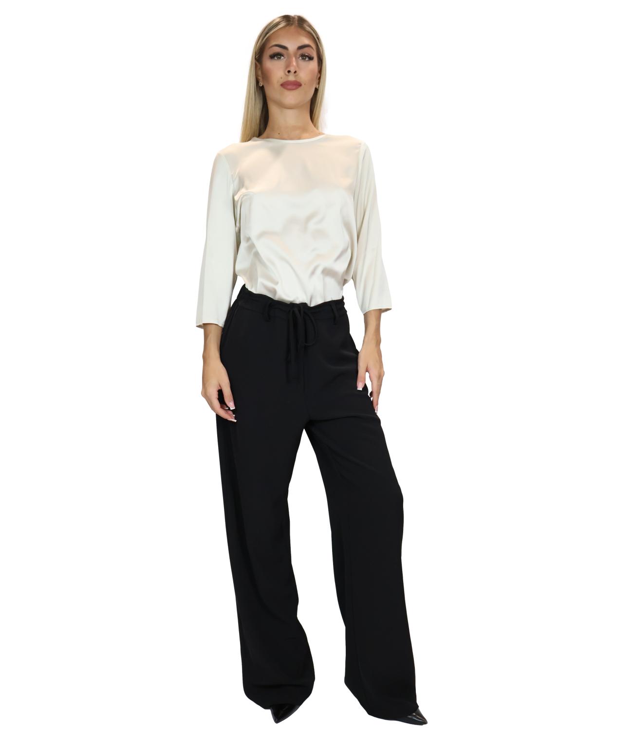 Imperial Pantalone da Donna - Nero - P7h7mhx