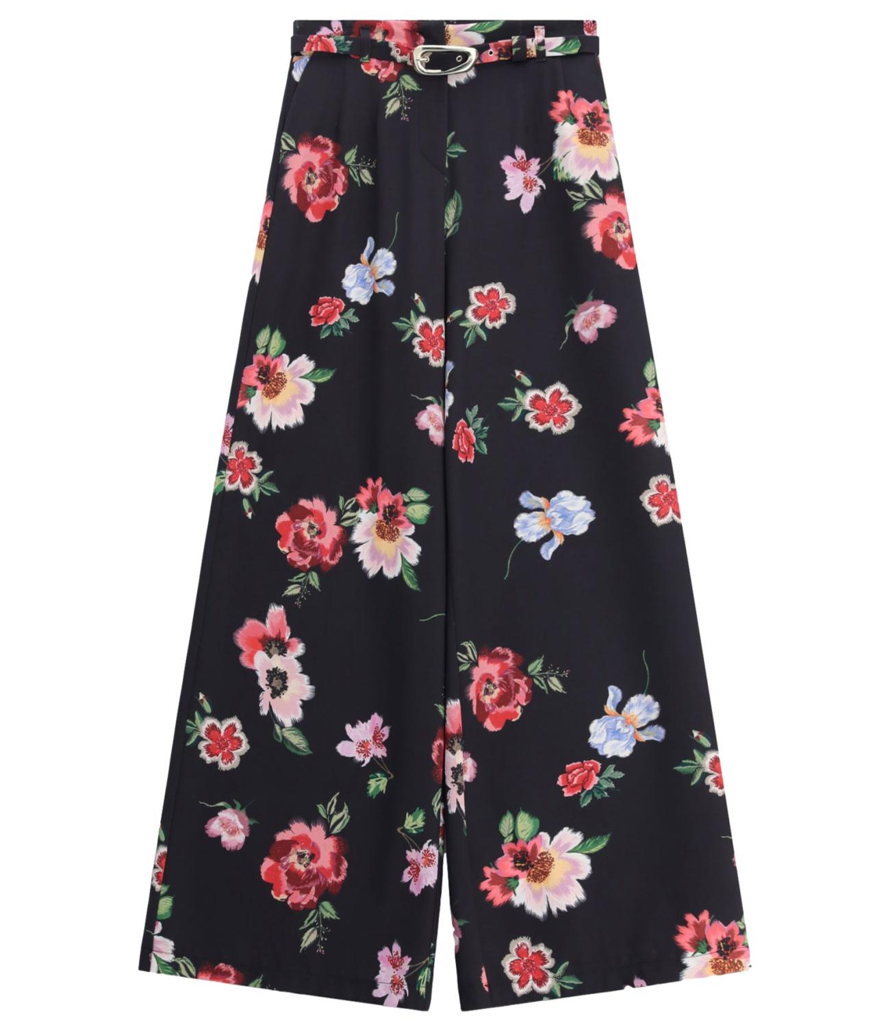 Imperial Pantalone da Donna - Nero/multicolor - P8g2mhyc