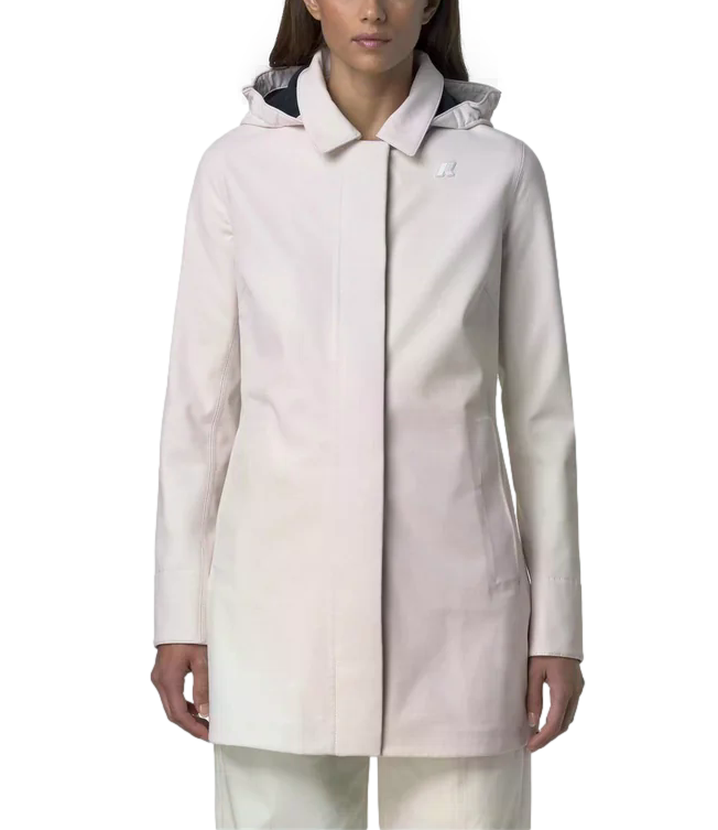 K-Way Giacca da Donna - Beige Cashmere - Blue Depth - K2148bw
