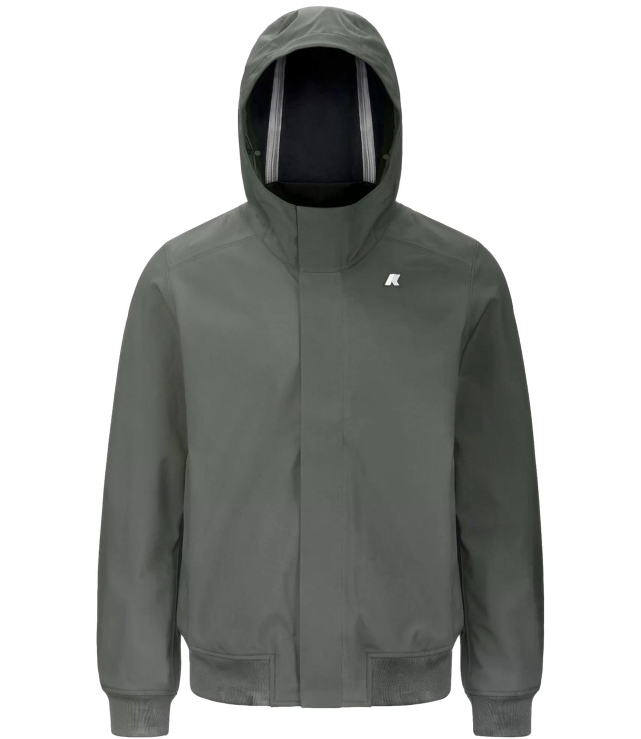 K-Way Giacca da Uomo - Green Blackish - Blue Depth - K3135kw