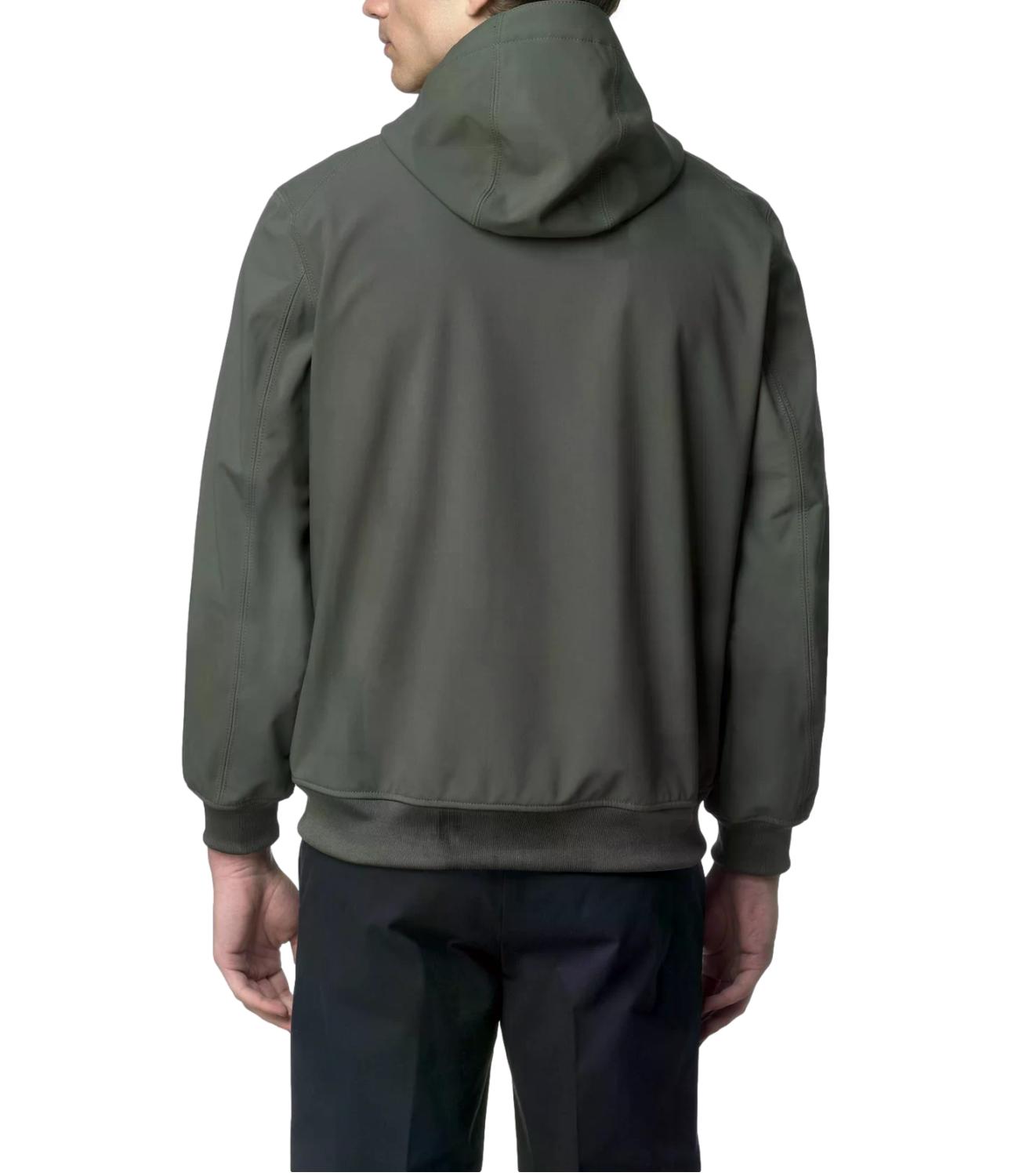 K-Way Giacca da Uomo - Green Blackish - Blue Depth - K3135kw