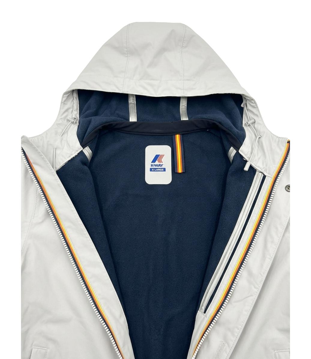 K-Way Giacca da Uomo - Grey Ash - Blue Depth - K3135kw