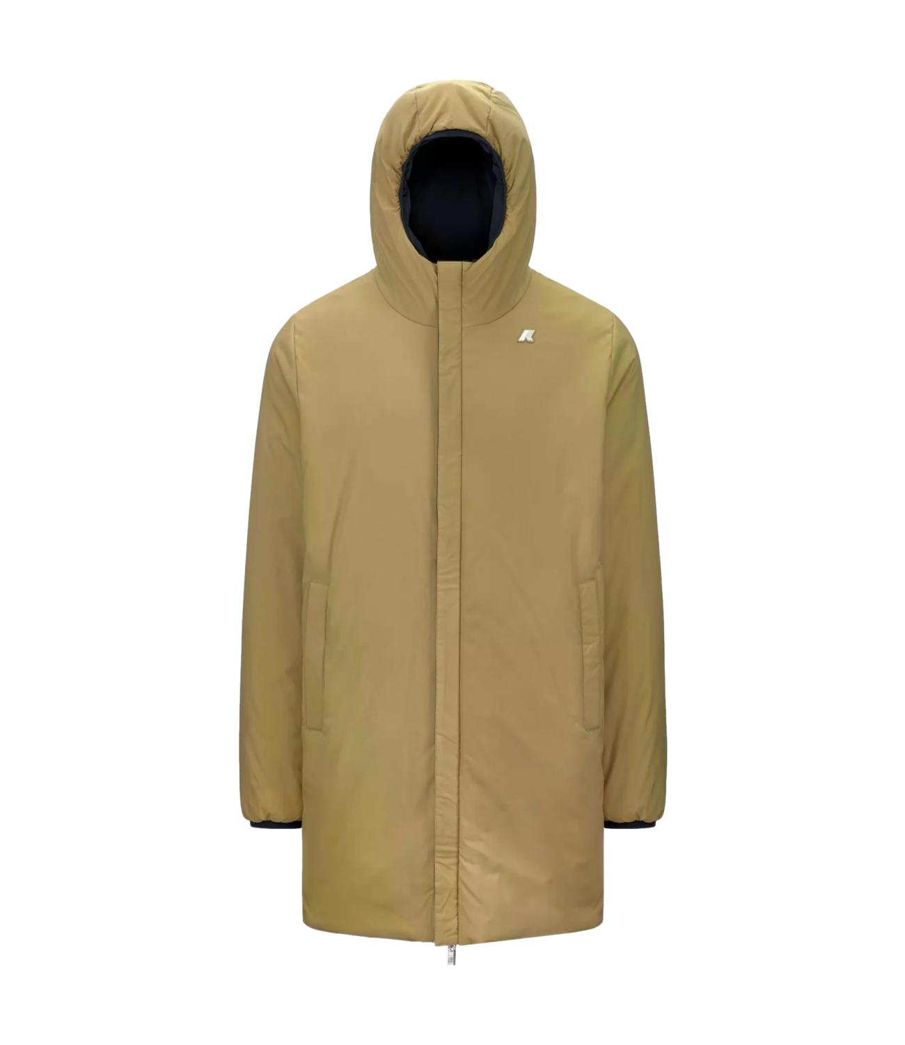 K-Way Giacca da Uomo - Blue Depth - Beige Khaki - K6128ww