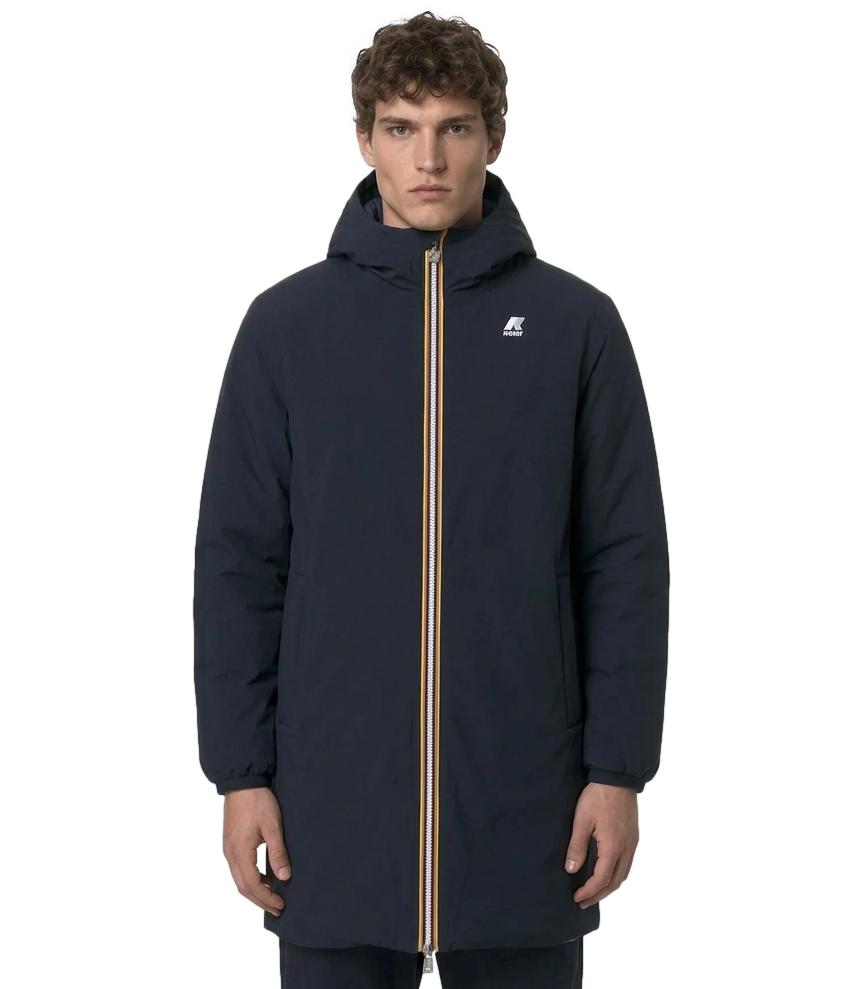K-Way Giacca da Uomo - Blue Depth - Beige Khaki - K6128ww
