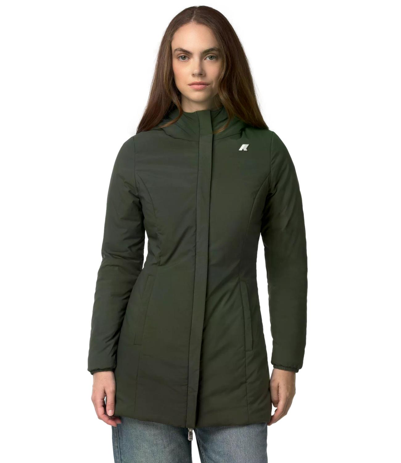 K-Way Giacca da Uomo - Black Pure - Green Army - K6128ww