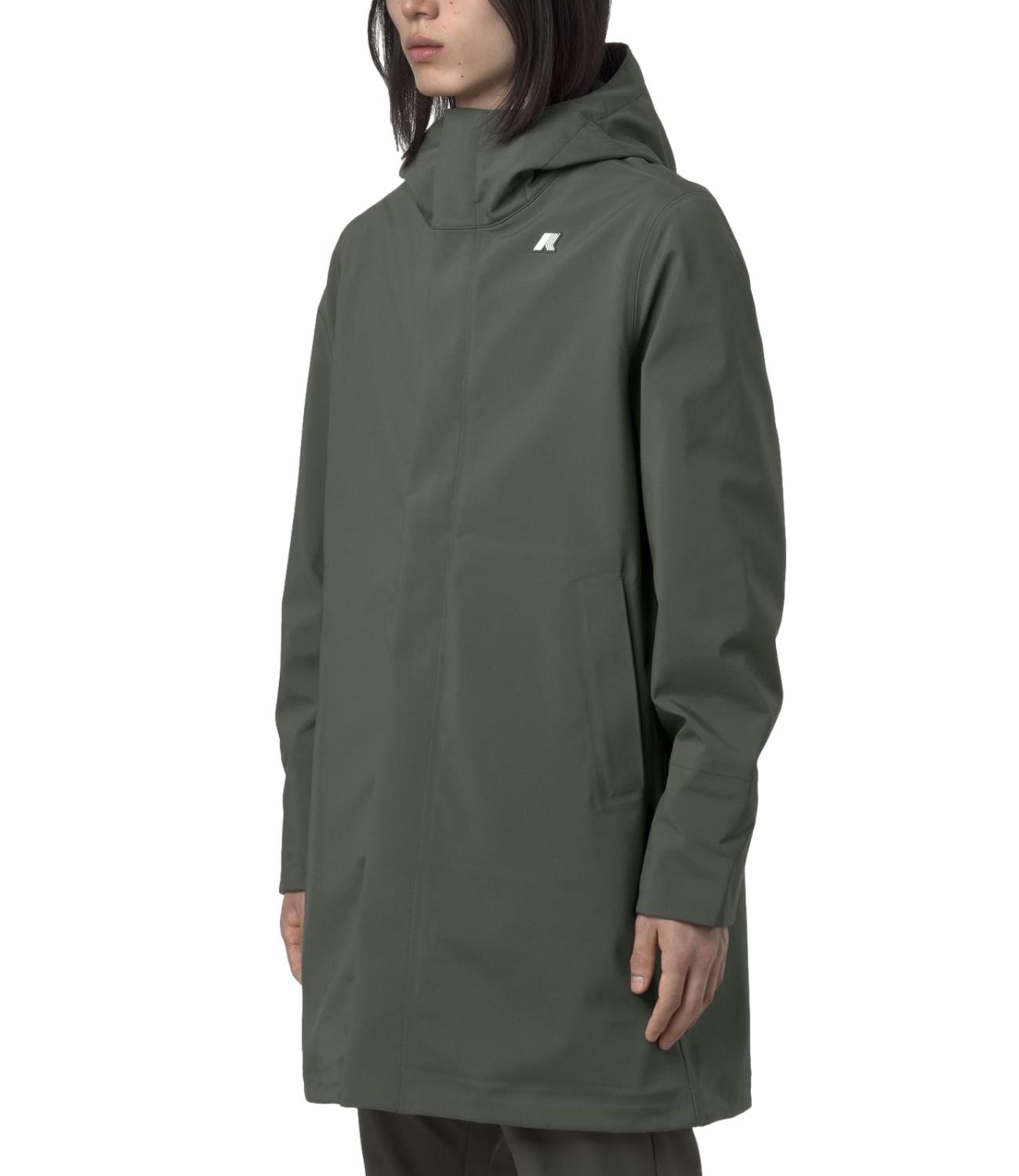 K-Way Giacca da Uomo - Green Blackish - Blue Depth - K7126ww