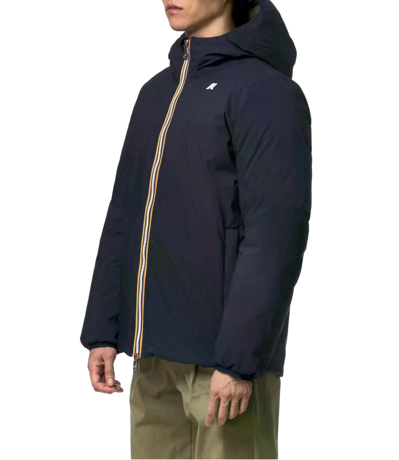 K-Way Giacca da Uomo - Blue Depth - Green Army - K8127ww