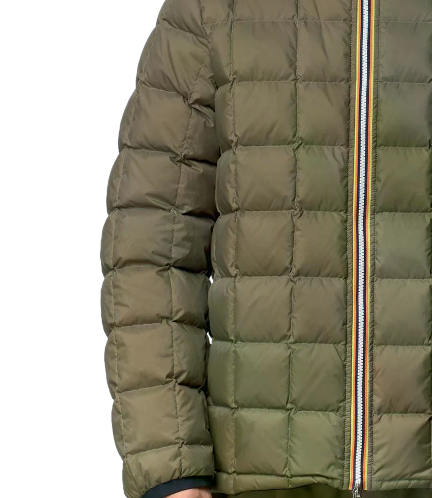 K-Way Giacca da Uomo - Blue Depth - Green Army - K8127ww