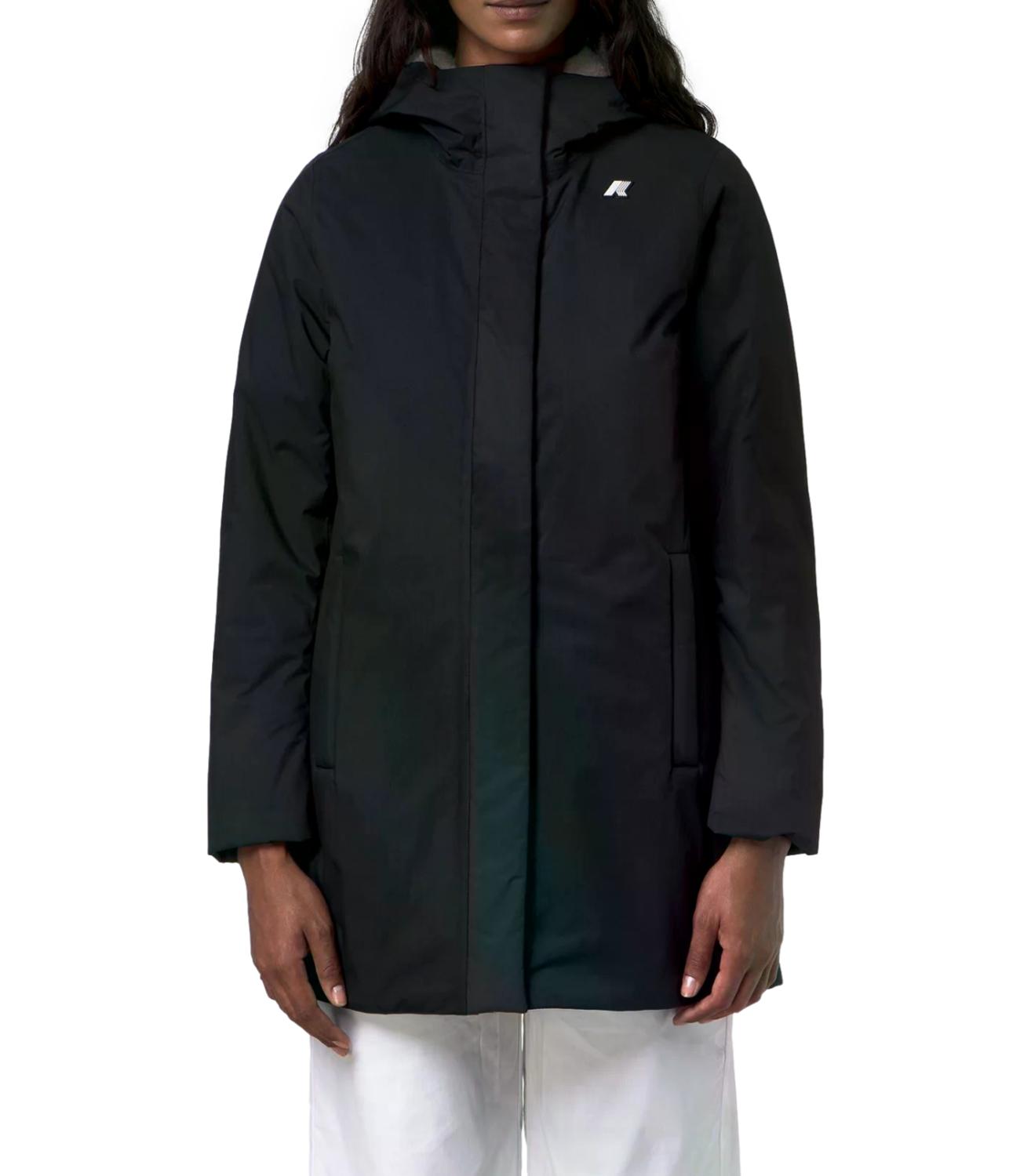 K-Way Giacca da Donna - Black Pure - Grey Warm - K8144cw