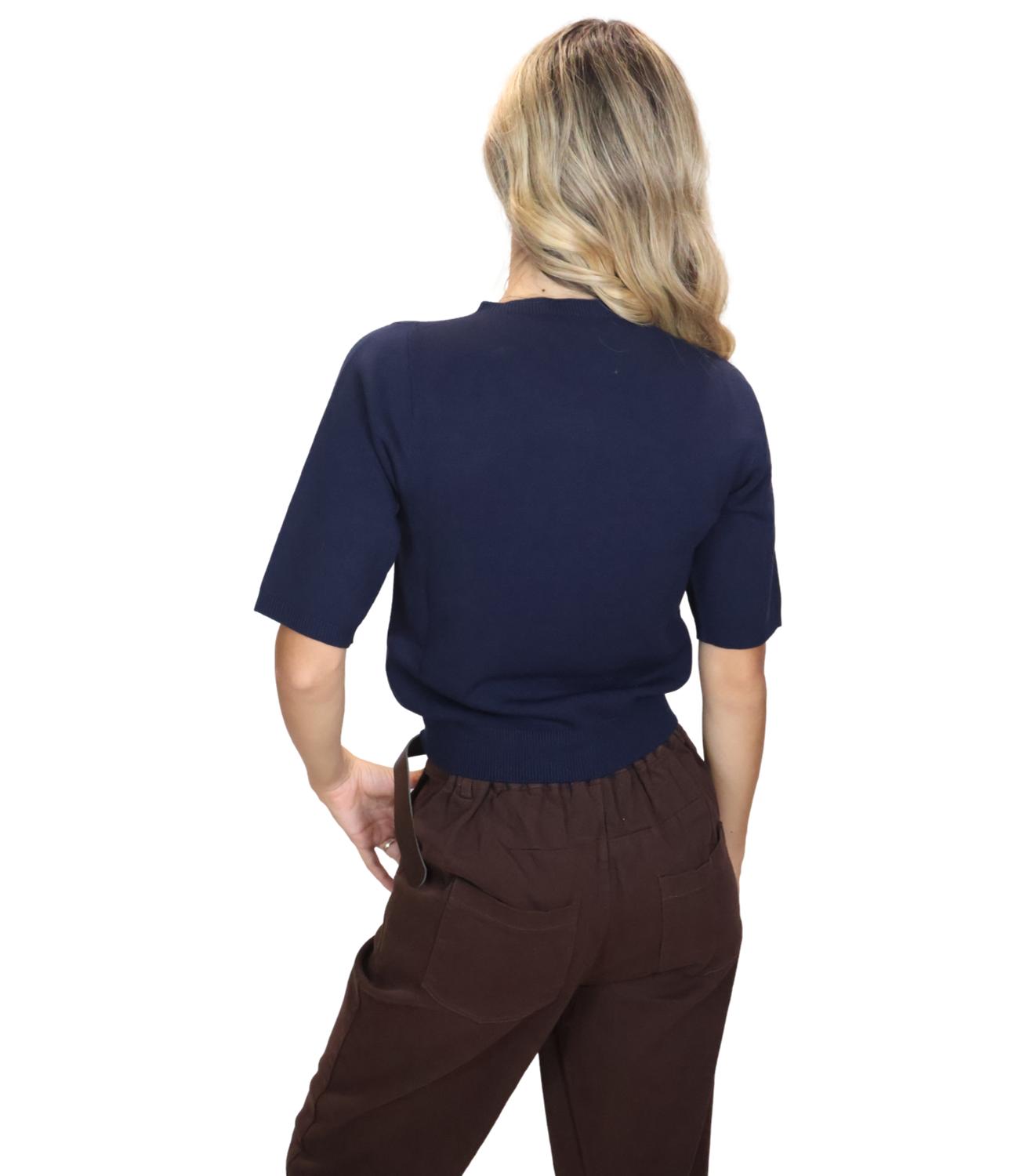 Kontatto Maglia da Donna - Navy - 3m1704c