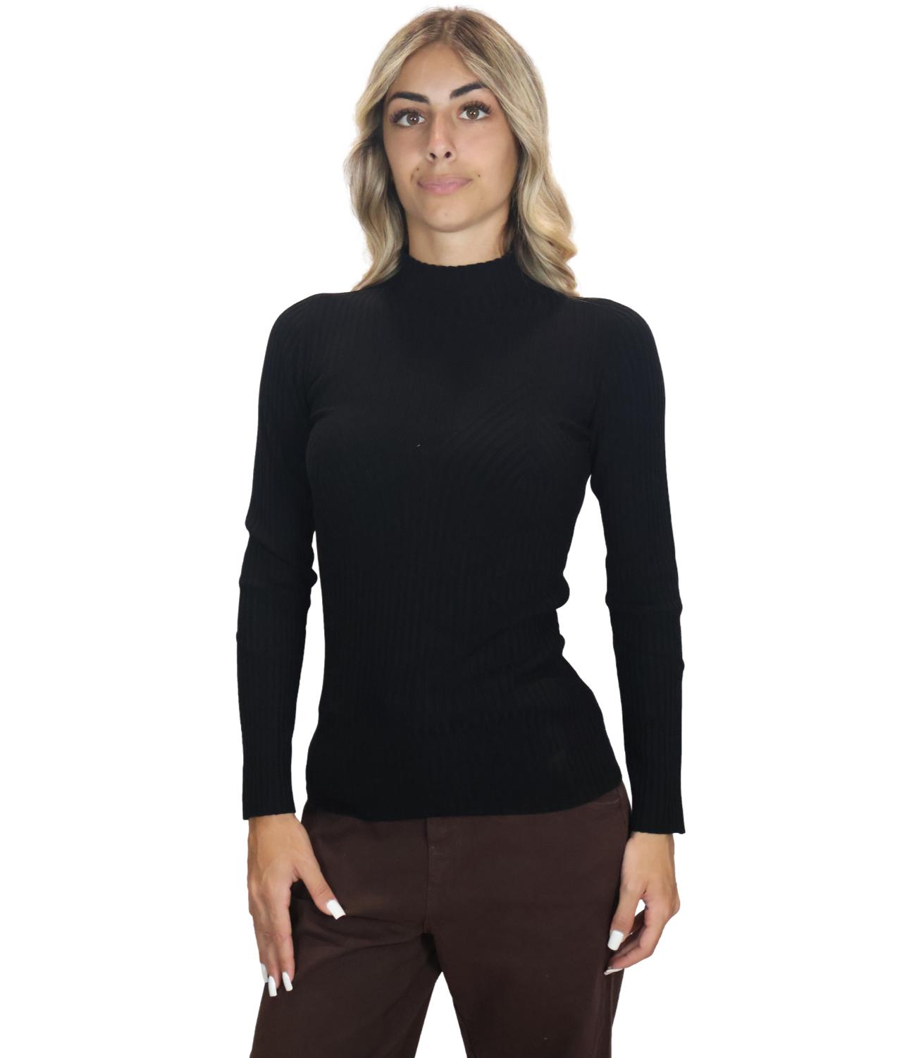 Kontatto Maglia da Donna - NerO-Black - 3m1714c