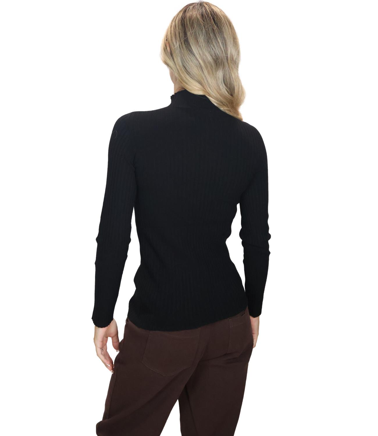 Kontatto Maglia da Donna - NerO-Black - 3m1714c