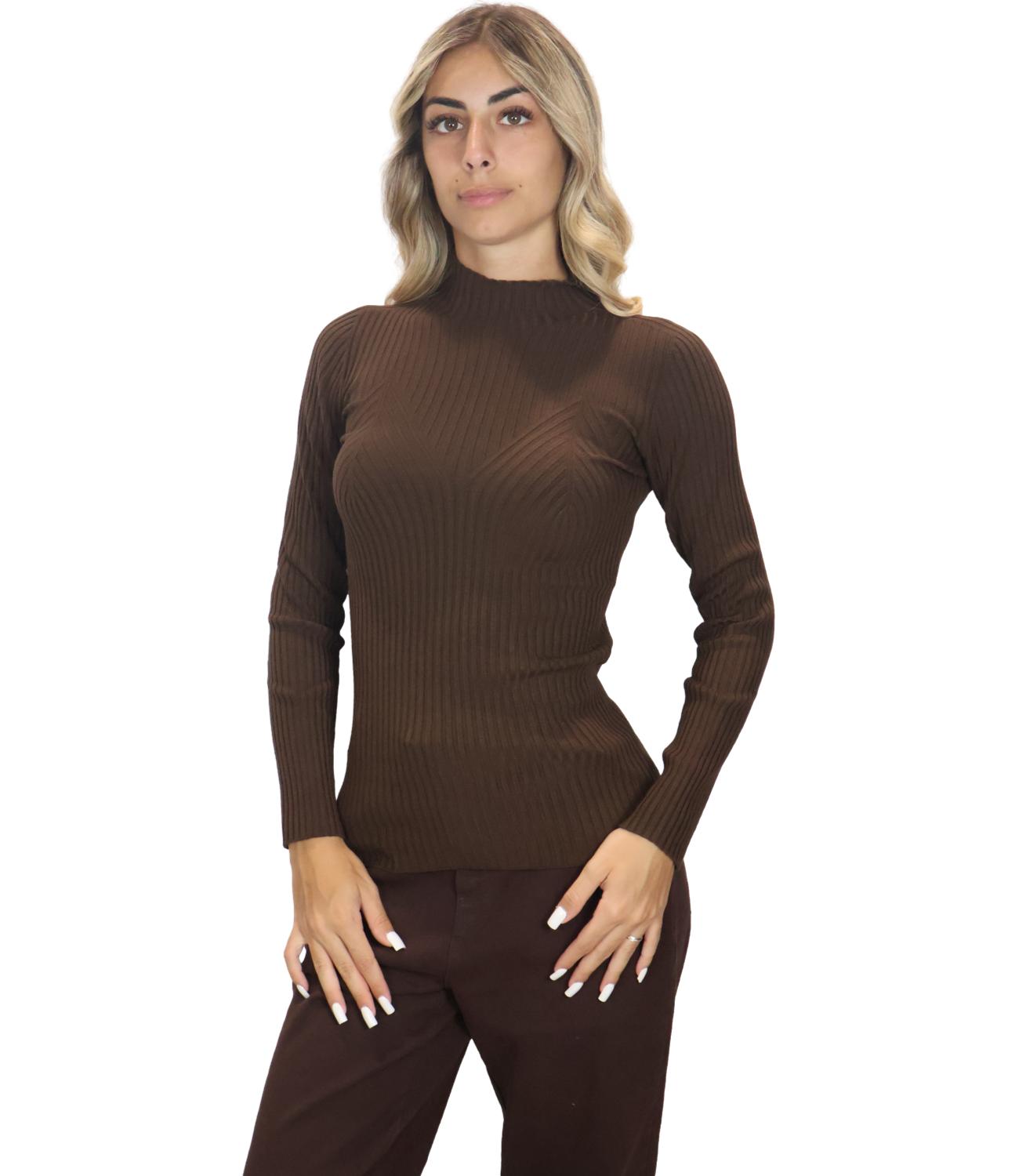 Kontatto Maglia da Donna - Moka - 3m1714c