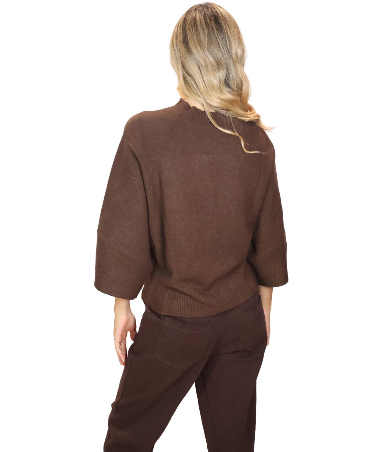 Kontatto Maglia da Donna - Moka - 3m1736c