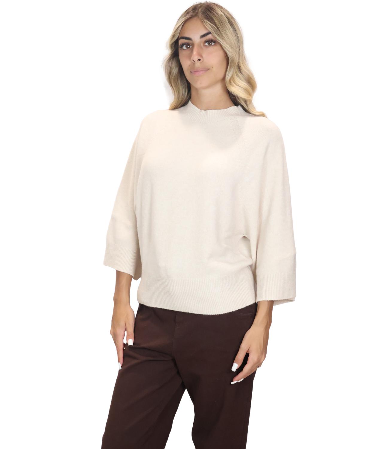 Kontatto Maglia da Donna - Beige Mel. - 3m1736c