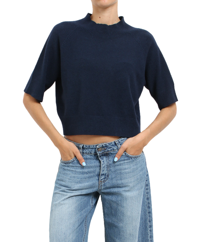 Kontatto Maglia da Donna - Navy - 3m1744c