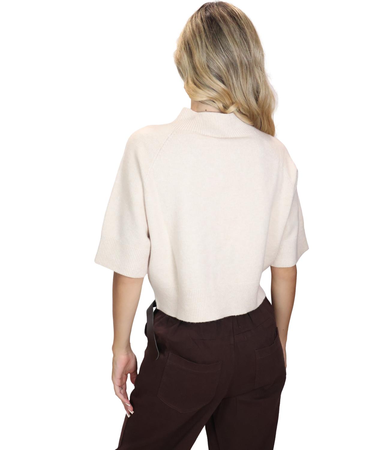 Kontatto Maglia da Donna - Beige Mel. - 3m1744c