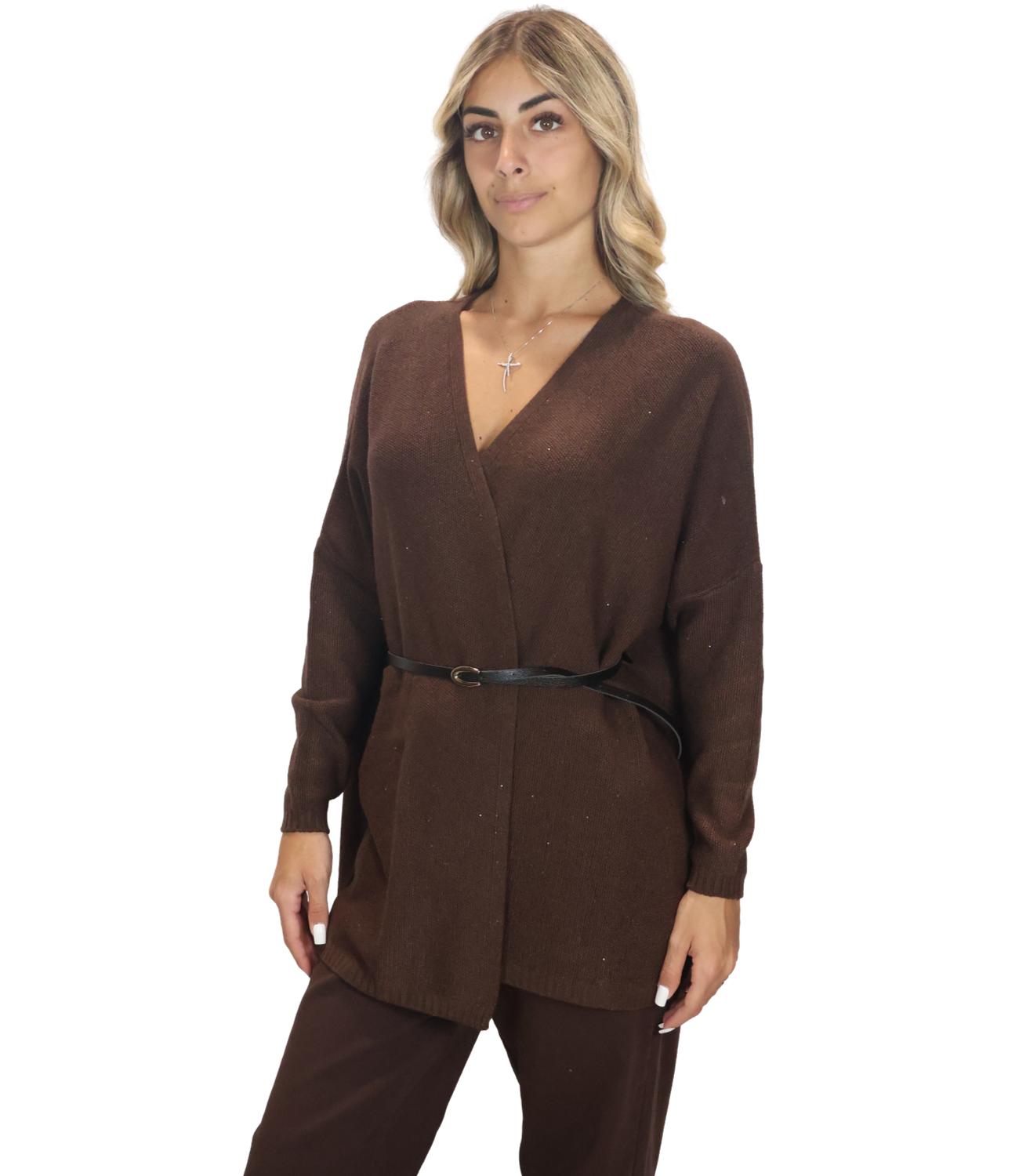 Kontatto Maglia da Donna - Moka - 3m1745c