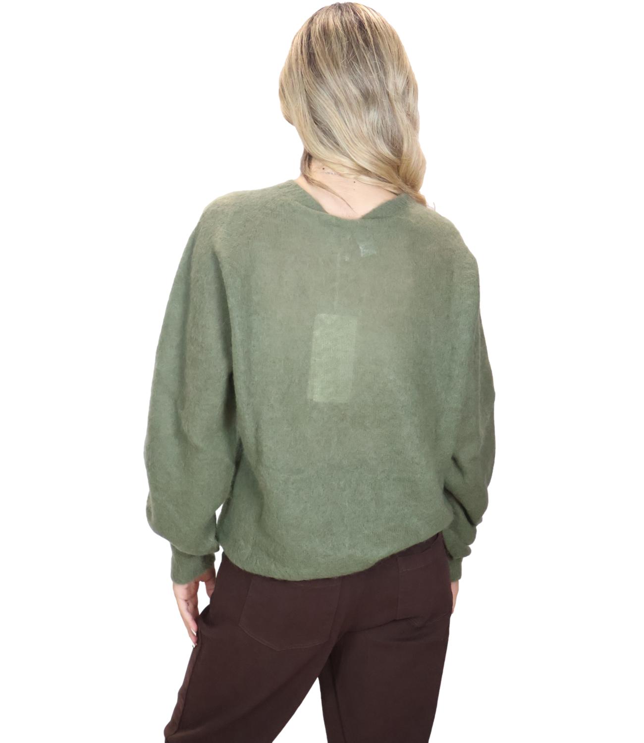 Kontatto Maglia da Donna - Khaki - 3m1766c