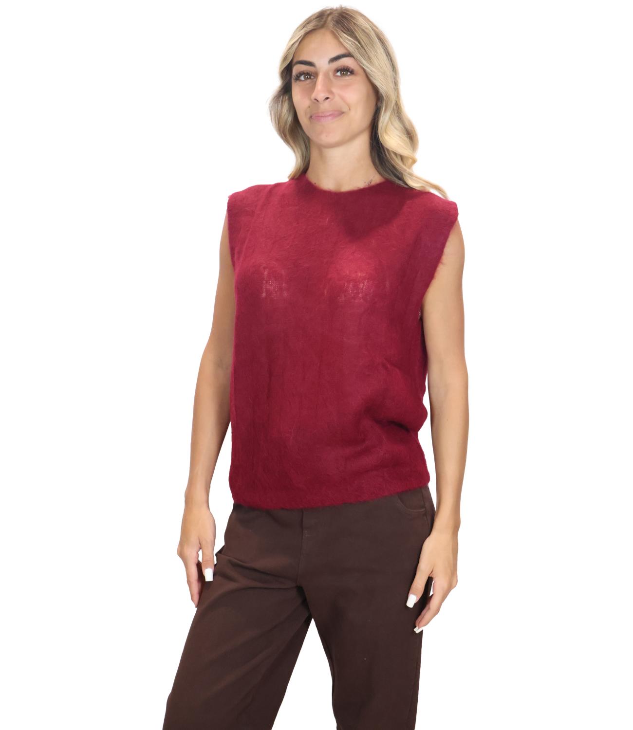 Kontatto Gilet da Donna - Marsala - 3m1772c