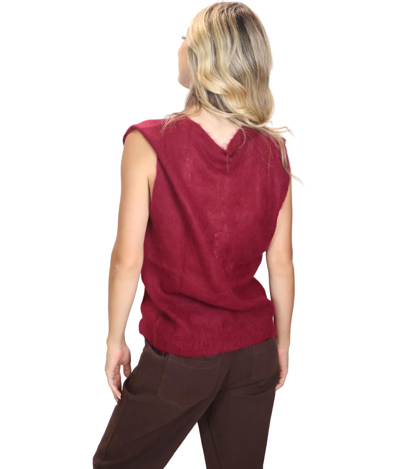 Kontatto Gilet da Donna - Marsala - 3m1772c